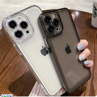 Transparent Space Shell Suitable for iPhone 16 Pro Protective Case Apple 17 Air Phone Case 15 Soft Case 14 Simple
