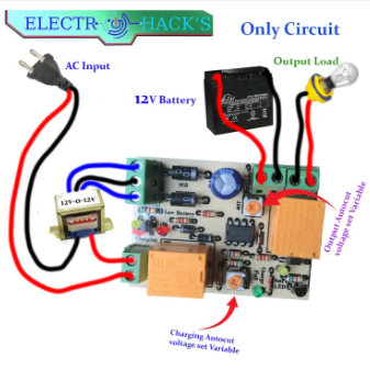 12v Autocut Circuit | All in on Autocut Circuit | Overcharge protection circuit | Under Voltage protection circuit